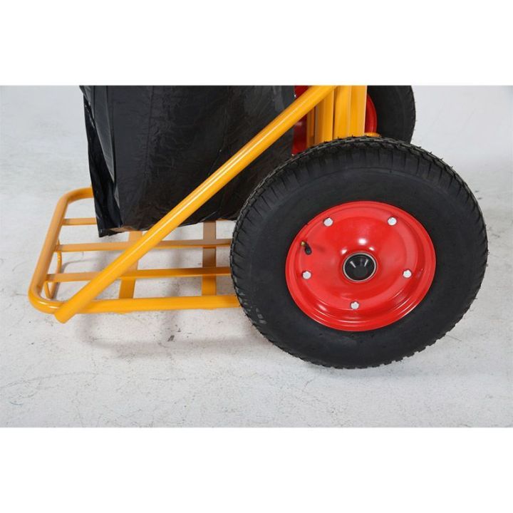 Chariot de Nettoyage 125 L | Collecte Extérieure Robuste - Sol Direct