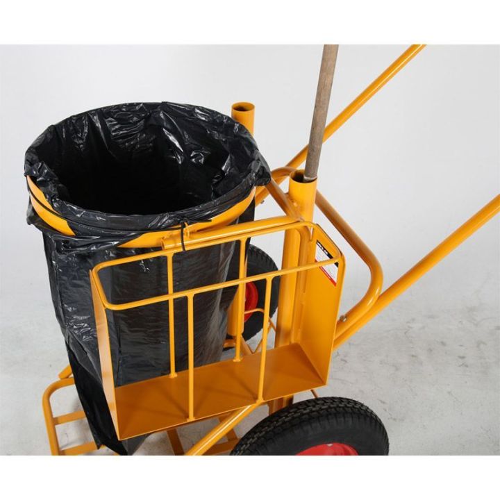 Chariot de Nettoyage 125 L | Collecte Extérieure Robuste - Sol Direct