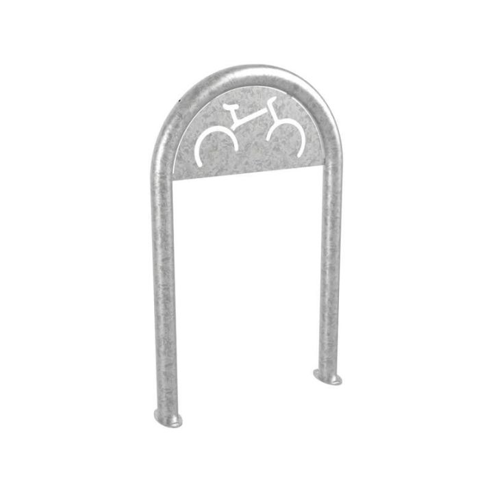 Arceau vélo trombone Ø60 avec signalétique