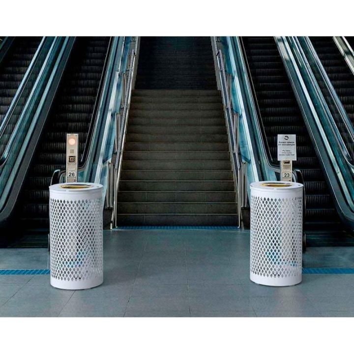 Poubelle de tri sélectif Losange 2 x 60 litres