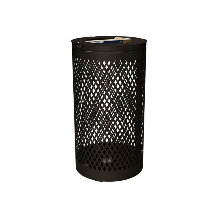 Poubelle Tri Sélectif Losange 2x60L | Mobilier Design Extérieur - Sol Direct