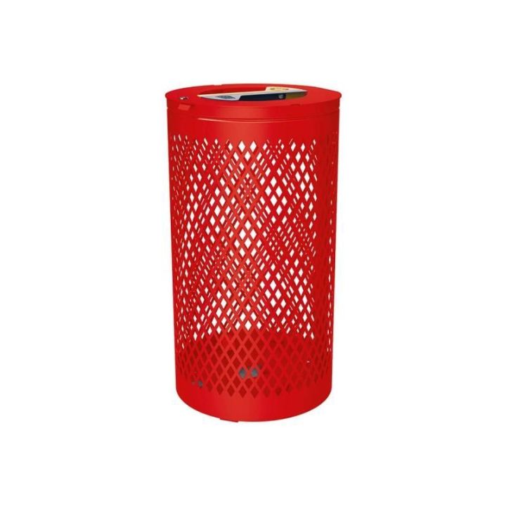 Poubelle Tri Sélectif Losange 2x60L | Mobilier Design Extérieur - Sol Direct