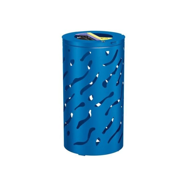Poubelle Venise Tri Sélectif 2x60L | Mobilier Urbain Esthétique - Sol Direct