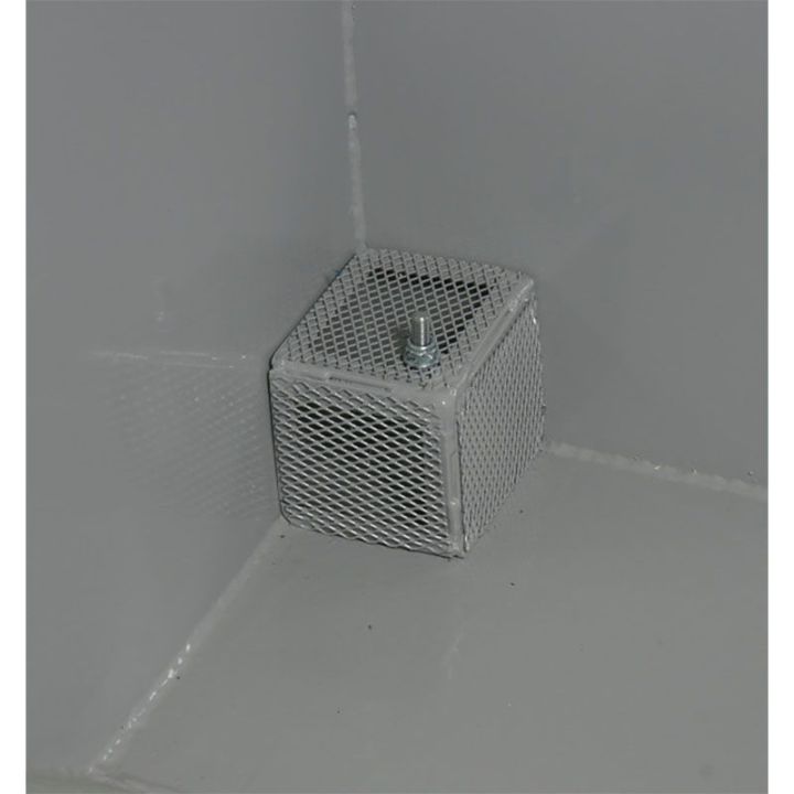 Grille de filtration avec robinet de vidange