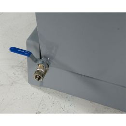 Grille de filtration avec robinet de vidange