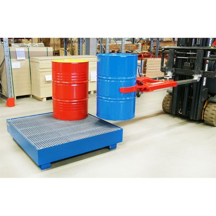 Pince à fûts automatique pour chariot élévateur
