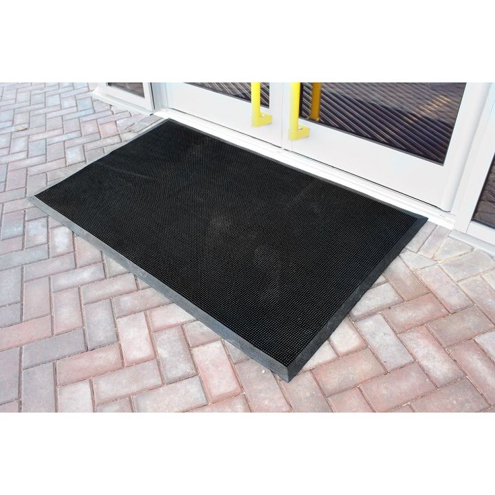 Tapis d'entrée extérieur en caoutchouc à picots