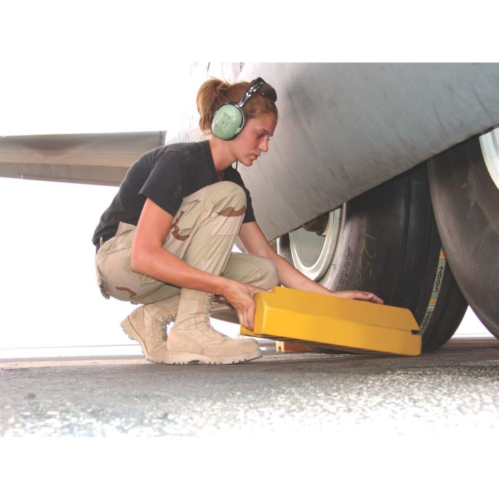 Cale de roue aviation | Polyuréthane léger et résistant - Sol Direct