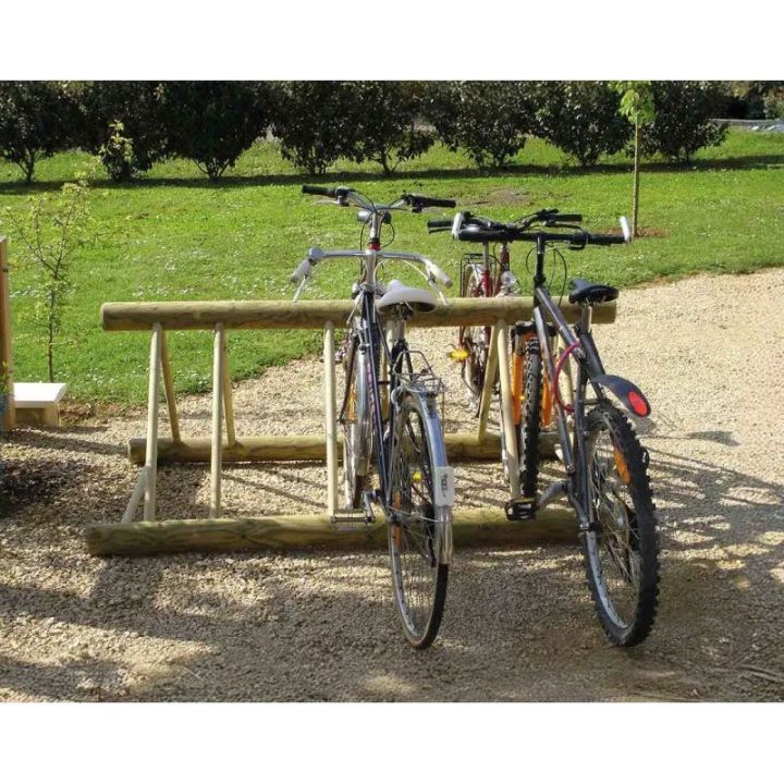 Rack à vélos Turin en bois