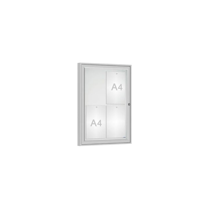 Vitrine d’affichage murale Classique verre sécurisé | Usage extérieur - Sol Direct