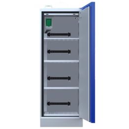 Armoire pour batterie lithium haute 1 porte - Larg 895 mm ouverte