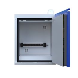 Armoire pour batteries Lithium Basse 1 porte ouverte