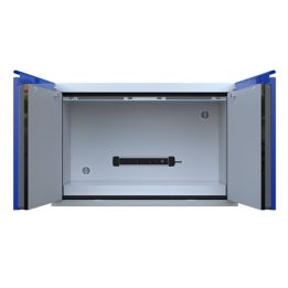 Armoire Lithiumsafe Basse 2 portes - Larg 1090 mm ouverte