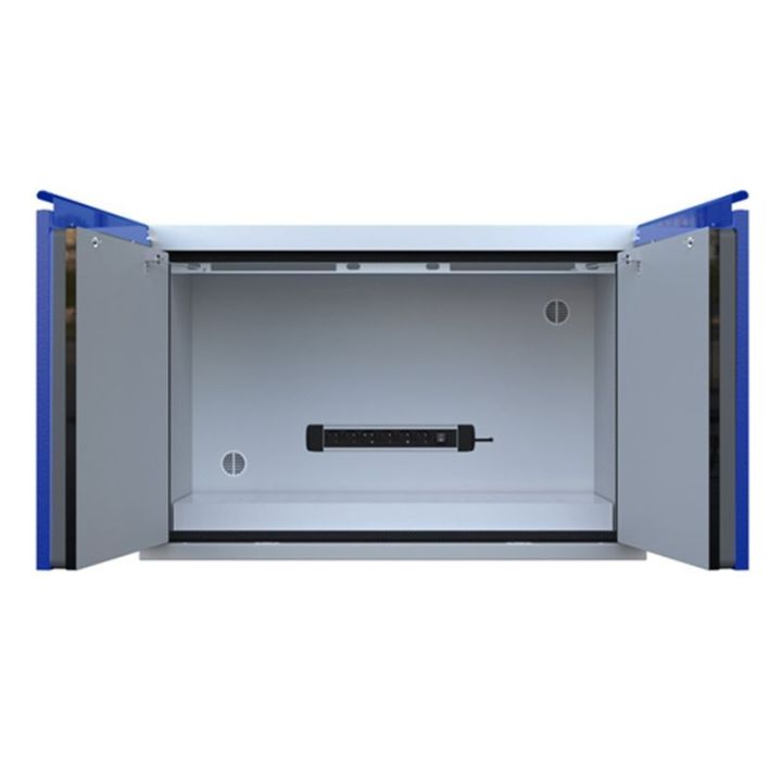 Armoire Lithiumsafe Basse 2 portes - Larg 1090 mm ouverte