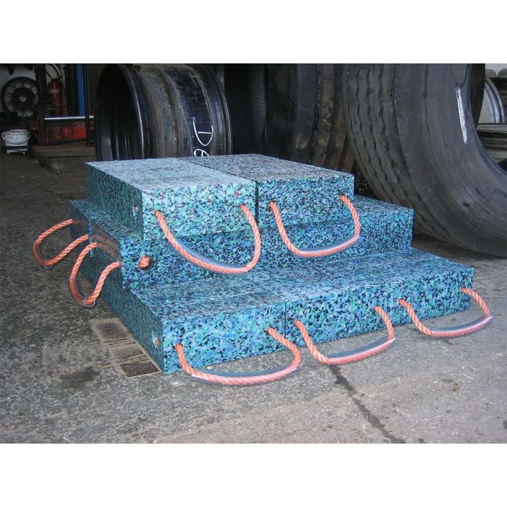 Bastaing de calage et cales d'atelier multifonctions, plaques de calage en plastique noir incassable et imputrescible