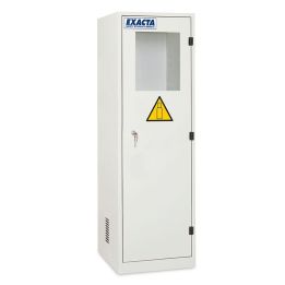 Armoire de stockage de bouteilles de gaz fermée avec fenêtre
