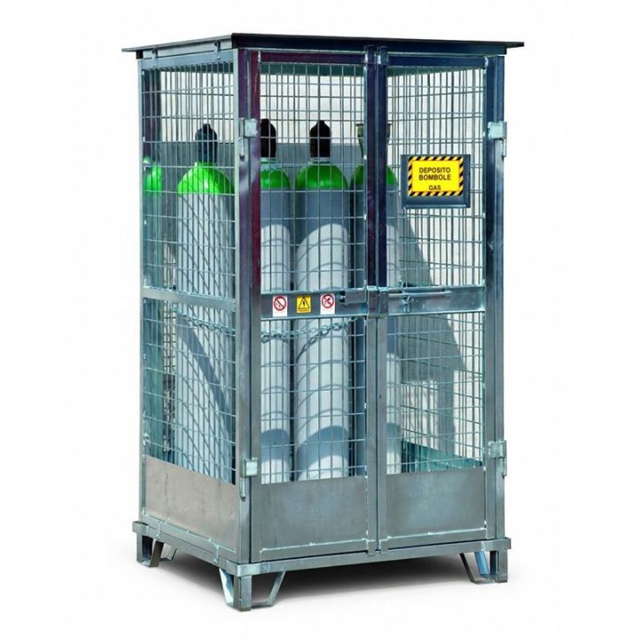 Box pour le stockage extérieur de bouteilles de gaz