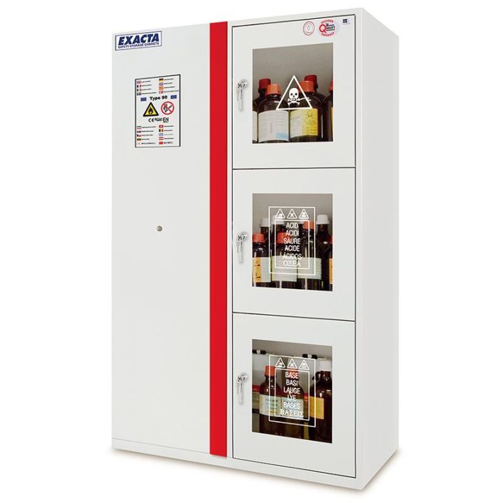 Armoire multirisques 4 portes dont 3 vitrés