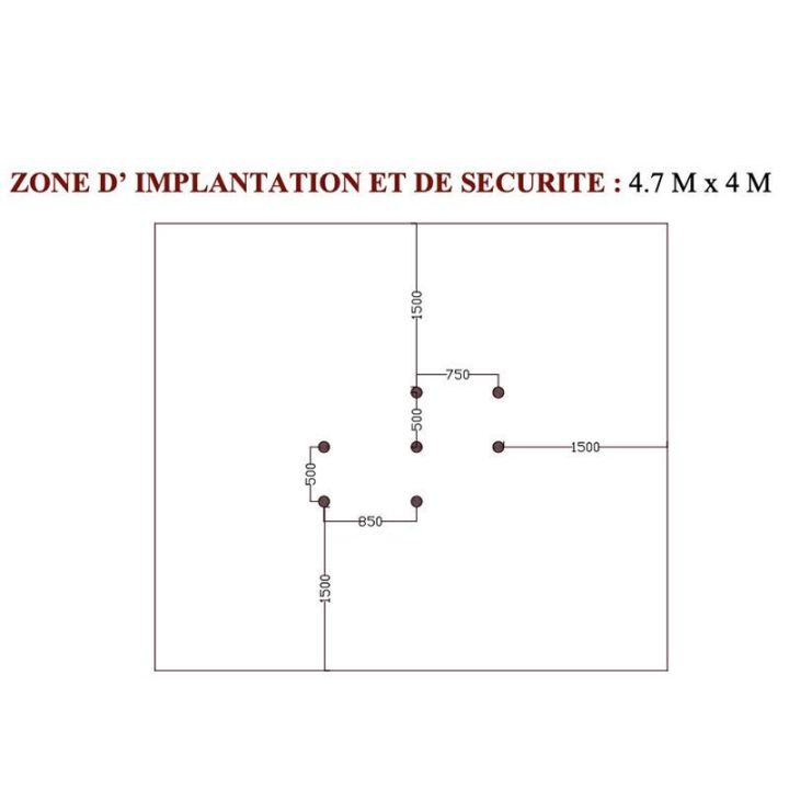 zone d'implantation abdominaux