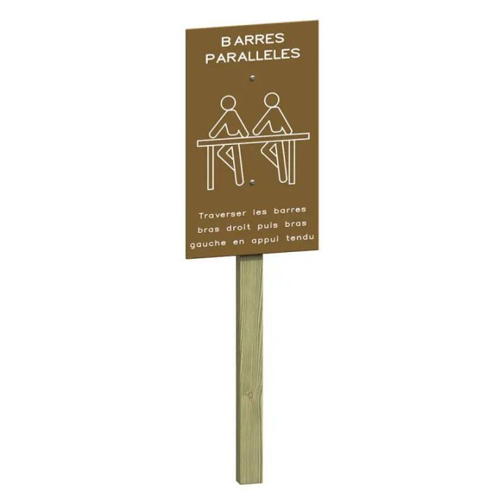 Panneau Barres parallèles