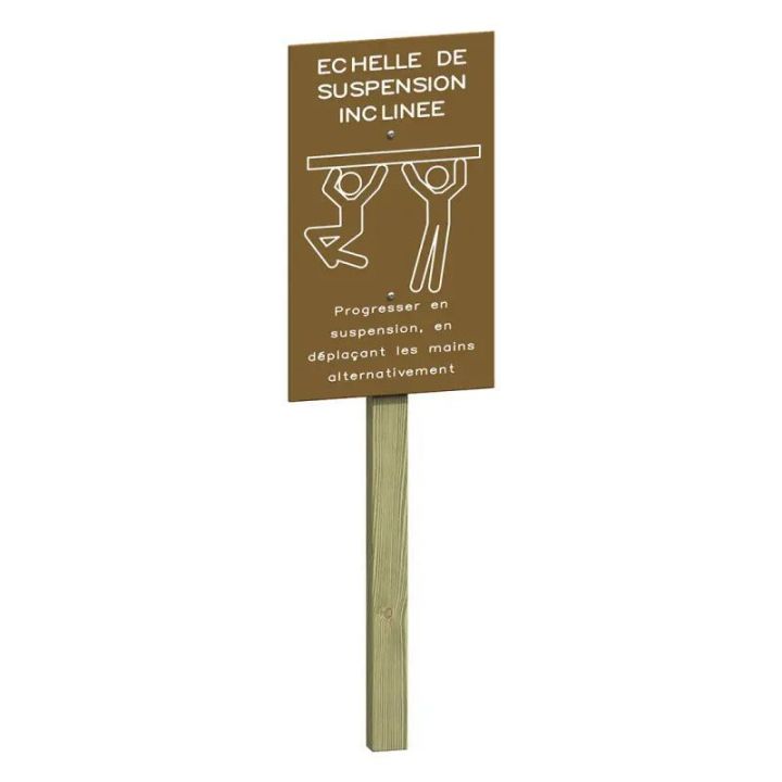 Panneau Échelle de suspension inclinée