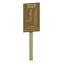 Espalier double | Étirements parcours santé - Sol Direct