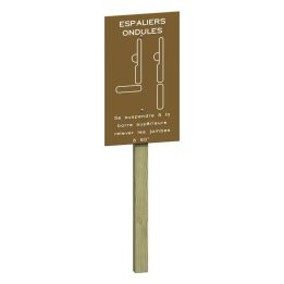 Panneau Espaliers ondulés