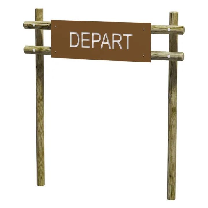 Panneau de départ