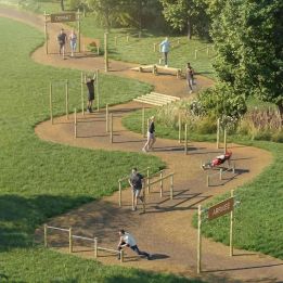 Photo Lot 1 : Parcours de santé bois