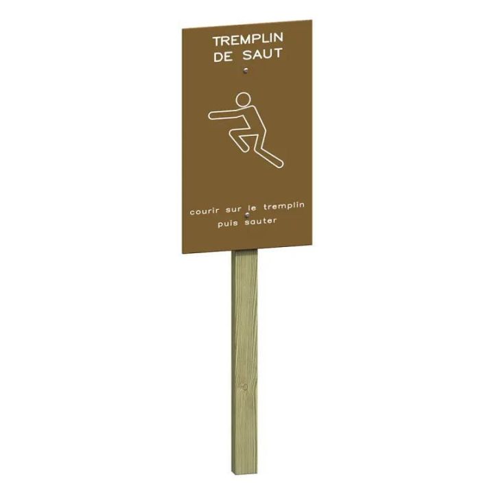 Panneau Tremplin de saut