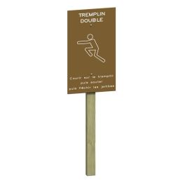 Panneau Tremplin double