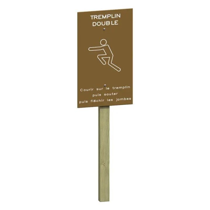 Panneau Tremplin double