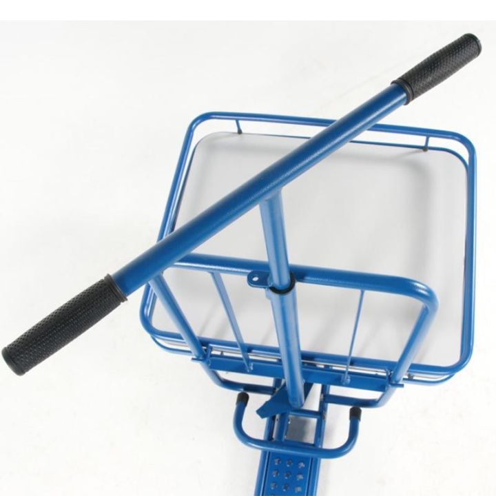 Trotinette de manutention à plateforme vue de haut