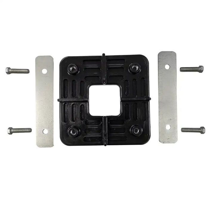 Connecteur pour plaque de roulage boulonnable