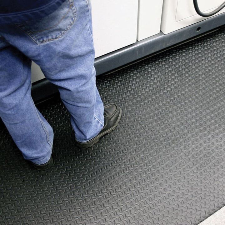 Tapis anti fatigue à surface tôle diamant, ORTHOMAT DIAMOND