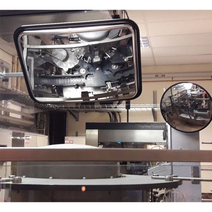 Miroir de sécurité industriel en inox  | Miroirs de sécurité