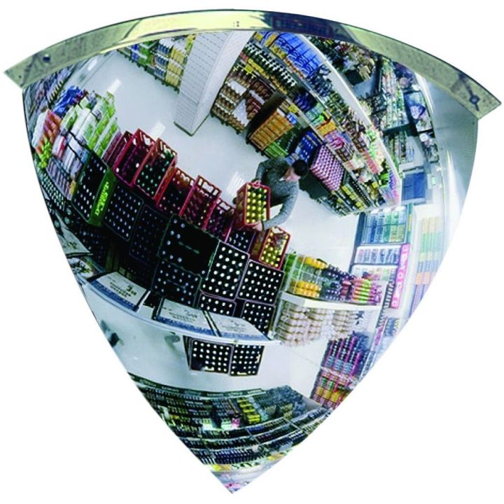 Miroir de surveillance coupole à 90°  | Miroirs de sécurité