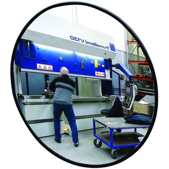 Miroir de sécurité industriel en inox  | Miroirs de sécurité