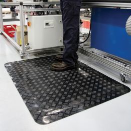 Tapis anti fatigue ESD en tôle diamant, SENSO DIAL