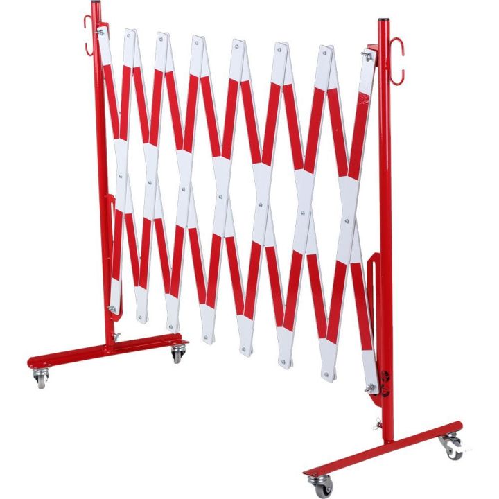 Barrière de sécurité extensible sur roues | Barrière de sécurité | Barrière et poteau de Sécurité