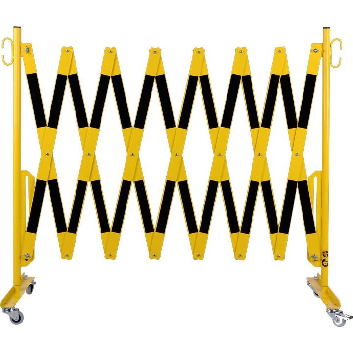 Barrière de sécurité extensible sur roues | Barrière de sécurité | Barrière et poteau de Sécurité
