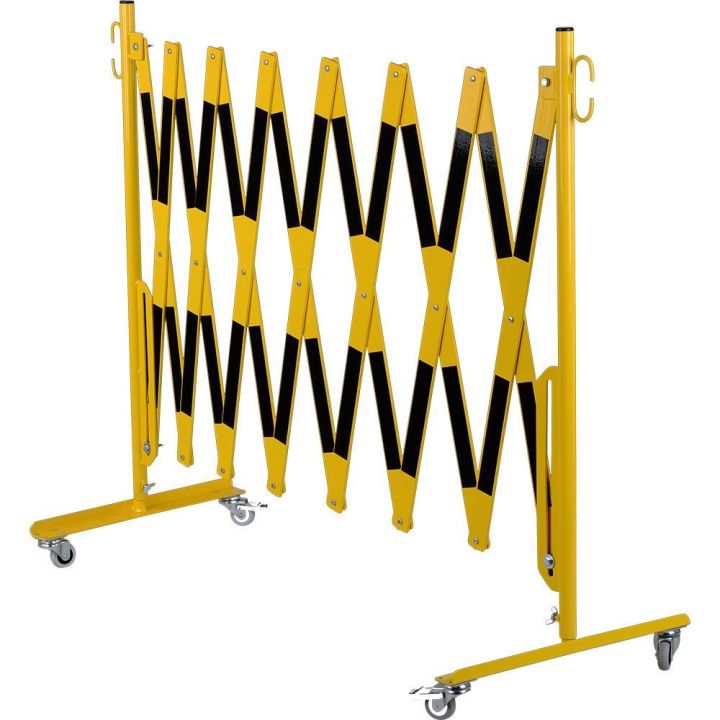 Barrière de sécurité extensible sur roues | Barrière de sécurité | Barrière et poteau de Sécurité