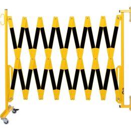 Barrière extensible fixation murale et roues | Barrière de sécurité | Barrière et poteau de Sécurité