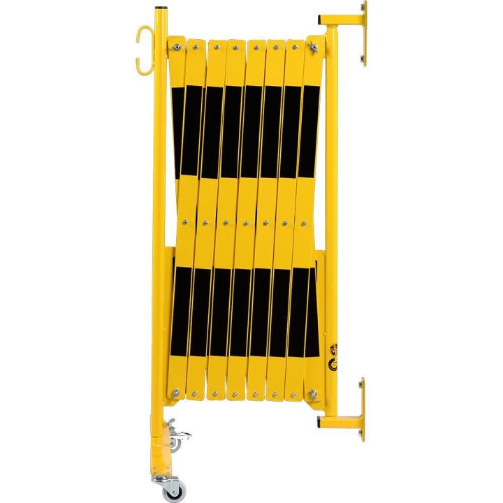 Barrière extensible fixation murale et roues | Barrière de sécurité | Barrière et poteau de Sécurité
