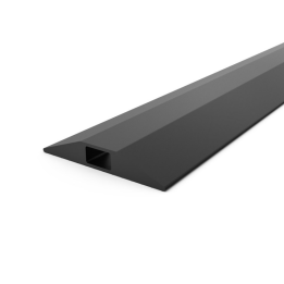 Gaine protège-câbles en PVC noire