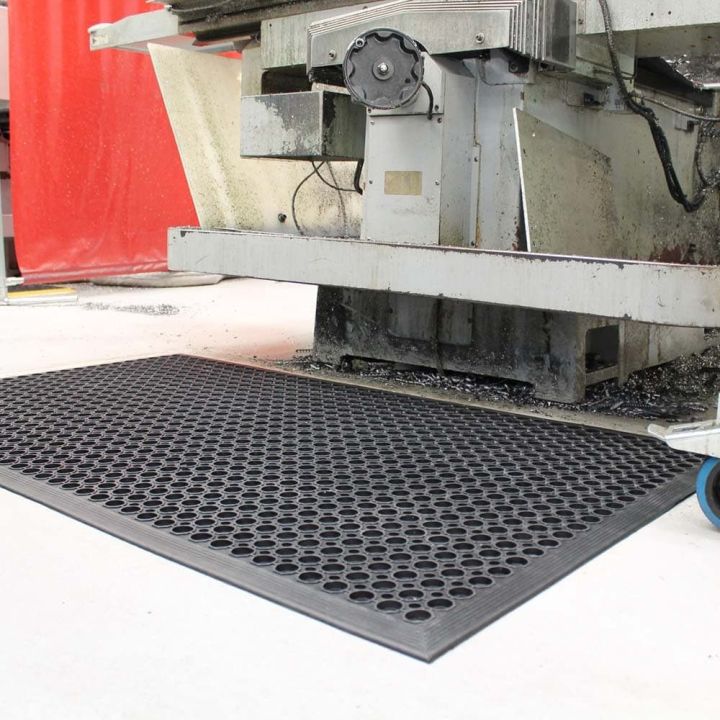 Caillebotis antifatigue en caoutchouc et nitrile - Caillebotis industriels HIGH-DUTY