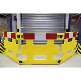 Barrière de protection pliable en 2 ou 3 parties | Barrière de sécurité | Barrière et poteau de Sécurité