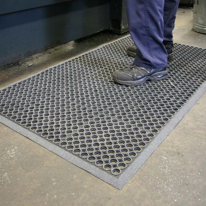 Caillebotis antifatigue 100% nitrile - Caillebotis industriels HIGH-DUTY GRIT