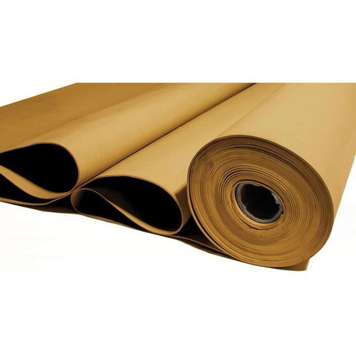 Bâche lisse en caoutchouc naturel brun pour décapage pour protéger sol et surface. Bâches en caoutchouc multi-usage.