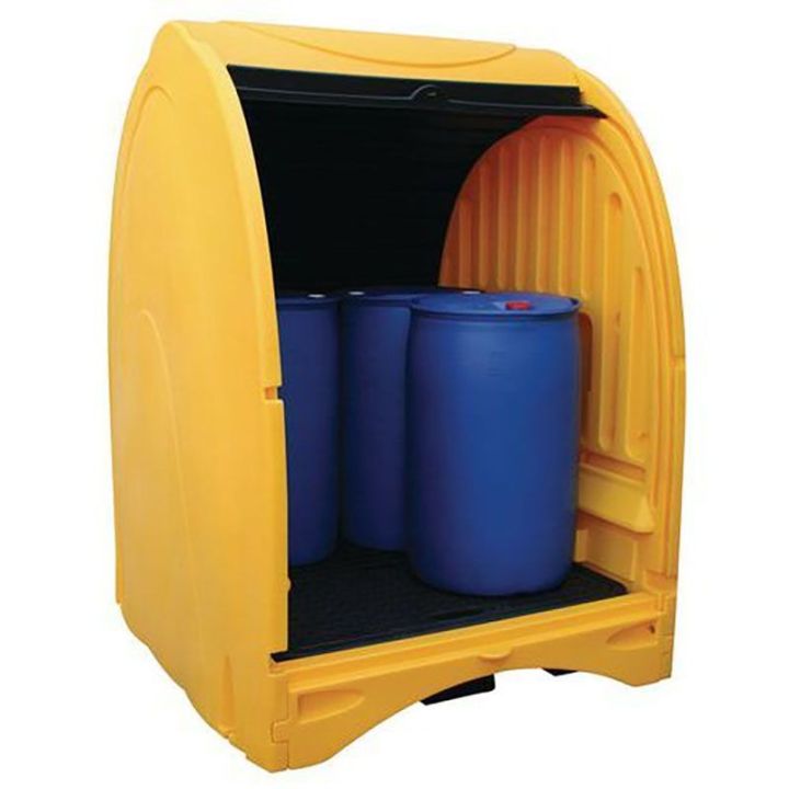 Box de rétention en PE pour 2 ou 4 fûts | Box de rétention